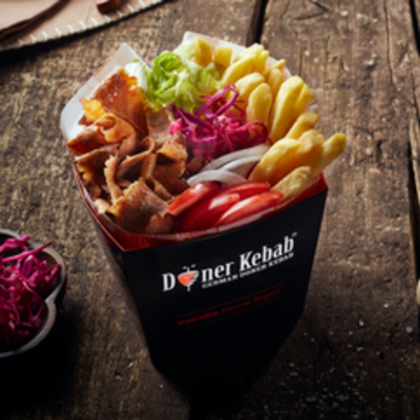 Doner Box with Salad & Fries